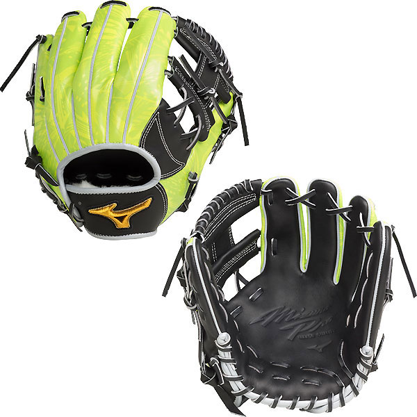 ミズノ 軟式内野手用（グレゴリウスモデル）ブラック×ブロンド 限定品 楽天市場】【限定生産! グレゴリウスモデル】 ミズノプロ 軟式