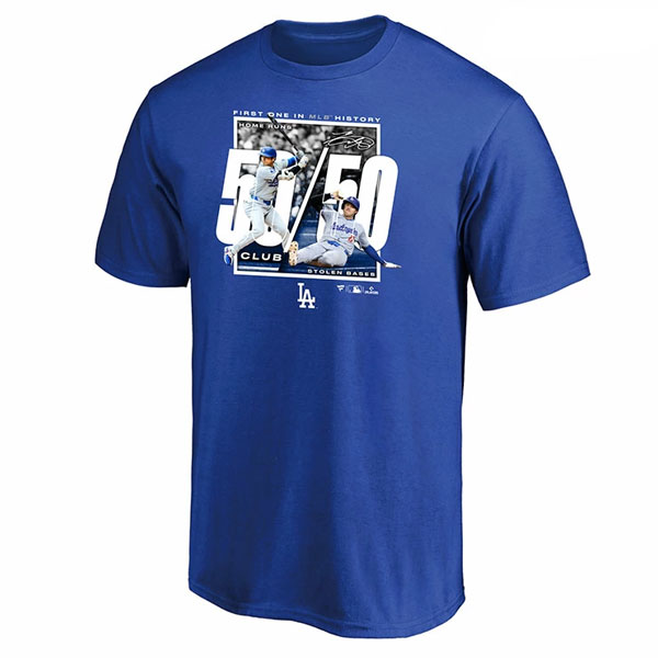 大谷翔平50-50 club 達成記念Tシャツ　新品未使用・未開封　size：M 大谷翔平 50-50 達成記念 Tシャツ 半袖 50/50 CLUB SHOTIME 大人