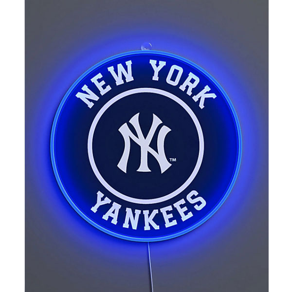 YELLOWPOP イエローポップ NY Yankees Rounded Logo LEDネオンサイン グッズ MLB 野球 メジャーリーグ ヤンキース 19,536円