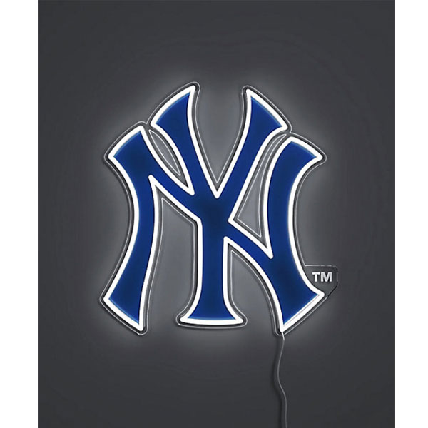 YELLOWPOP 黄色受けが良い NY Yankees Logo LEDネオンサイン グッズ MLB ベイスボール 大リーグ競技団体 ヤンキース