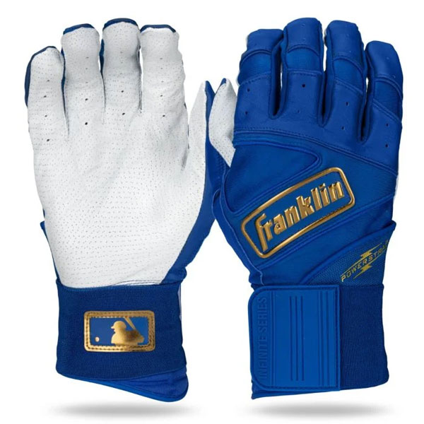 フランクリン Flanklin バッティング手袋 両手 Infinite Hi-Lite Powerstrap Batting Gloves バッティンググローブ 野球 硬式野球 軟式野球 草野球 大人 一般 ロイヤルブルー 20772