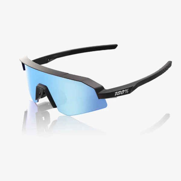 100%（ワンハンドレッド）ジュニア 少年 サングラス SLENDALE・・ YOUTH Matte Black HiPER・・ Blue Multilayer Mirror Lens 60066-00002 スポーツサングラス メガネ 眼鏡 野球 陸上 テニス ゴルフ サイクリング 自転車 ランニング アウトドア