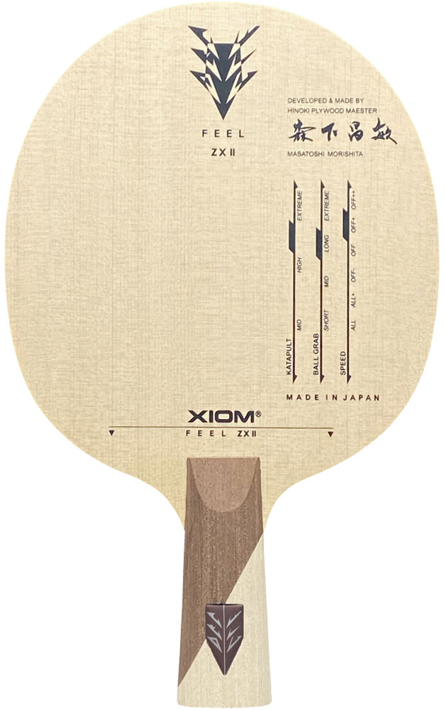 商舗 XIOM エクシオム卓球フィール ZX II CP 中国式ペンラケット21507 