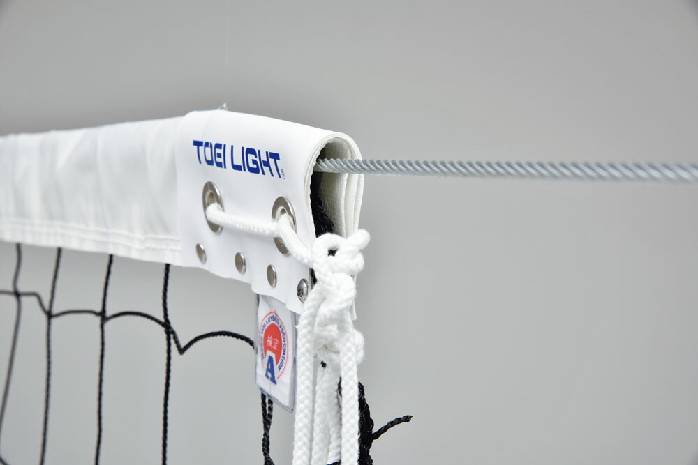 【ポイントアップ中！】 トーエイライト TOEI LIGHT テニス ソフトテニスネット B-6985 テニス ネット 黒 ブラック ソフトテニス 日本ソフトテニス連盟公認品 無結節 ネット コート テニスコート B6985