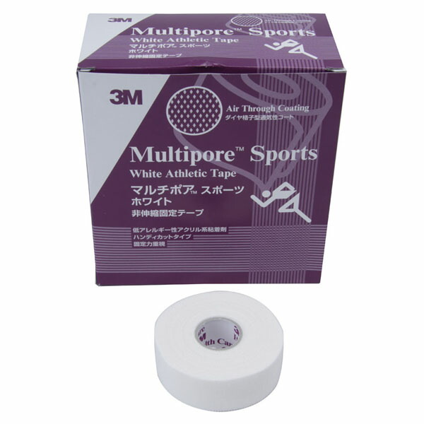 3M スリーエム マルチポア 伸縮 ライト 撥水 筋肉2,359円 37．5mm×5m 伸縮固定テープ スポーツ テーピング