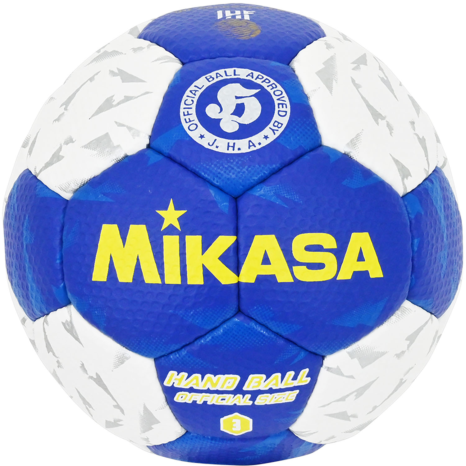 【ポイントアップ中!】 ミカサ MIKASA 検定球3号 ホワイト×ブルー ハンドボール はんどぼーる ソフト触感 グリップ性 コントロール性 国際公認球 部活 試合 練習 大会 クラブ活動 トレーニング HB350BWBL