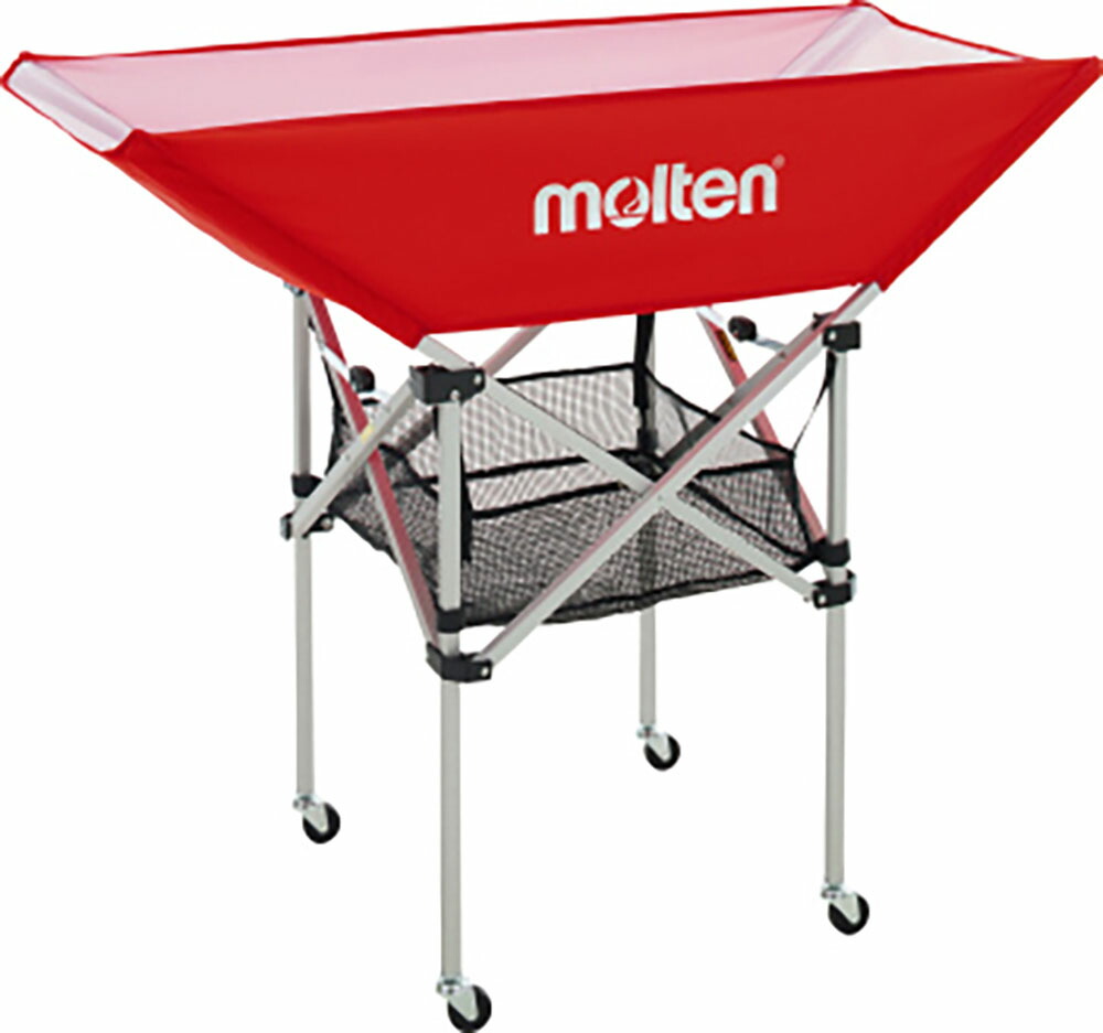 モルテン Molten折りたたみ式平型ボールカゴ 背高BK0033R