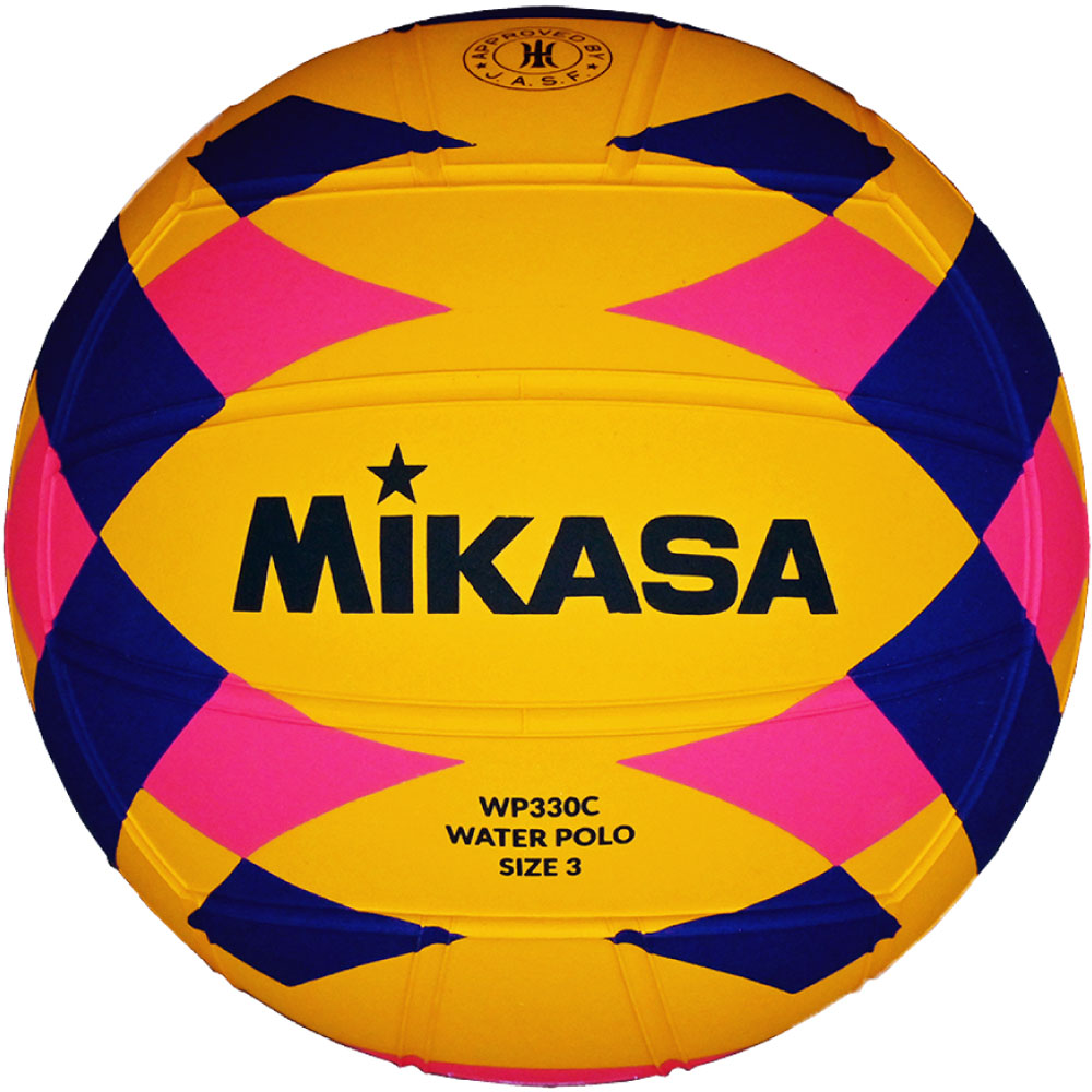 【ポイントアップ中！】 ミカサ MIKASA スイミング 水球 検定球3号 中学女子用 イエロー×ブルー×ピンク ガールズ 中学校 ボール プール 練習 練習球 部活 クラブ 試合 ウォーターボール 競技ボール WP330C