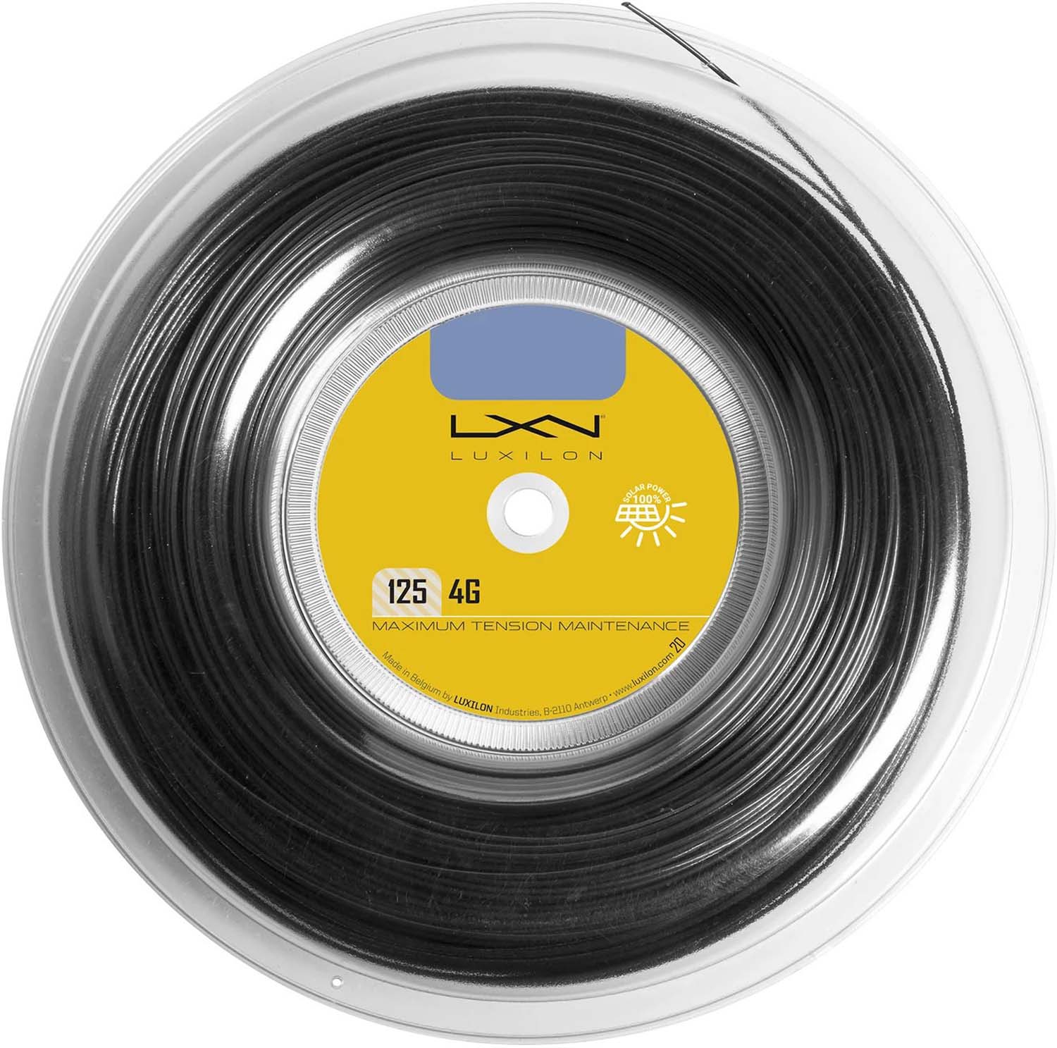 【ポイントアップ中！】 ウイルソン Wilson テニス LUXILON 4G BLACK 125 REEL BLACK 125テニス ストリング ガット 硬式 ラケット 部活 試合 WR83083011