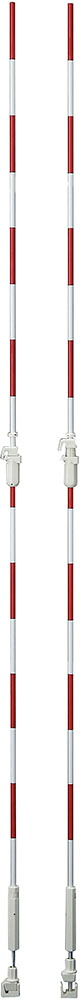 【19日20時からエントリーでP10倍＆最大7500円オフCP】 三和体育 バレーボール 【メーカー直送品】 バレ-用アンテナ ワンタッチ式 検定品 学校 体育 授業 部活動 クラブ活動 器具 備品 用品 用具 練習 試合 グラスファイバー製 バレーネット 白帯 S4105｜スポーツアオモリ