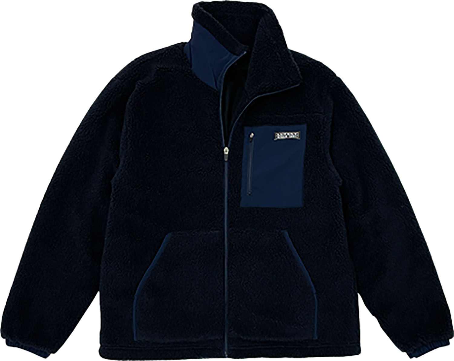 【25日限定 エントリーで全品P10倍＆最大7500円オフCP】 ルーセント LUCENT テニス Uni ボアブルゾン ユニセックス ネイビー 紺色 ジャケット アウター ボア フリース 防寒 冬 上着 フルジップ 防寒 部活 クラブ サークル XLW3156｜スポーツアオモリ