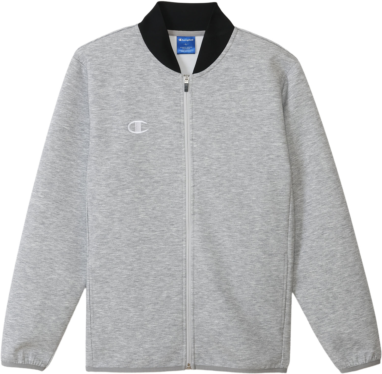 【26日まで エントリーで全品P10倍】 チャンピオン Champion チャンピオン Champion スウェット上下セット ジャケット ロングパンツ XXLサイズ オックスフォードグレー 保温 ストレッチ 灰色 上着 長ズボン HBJ250120｜スポーツアオモリ