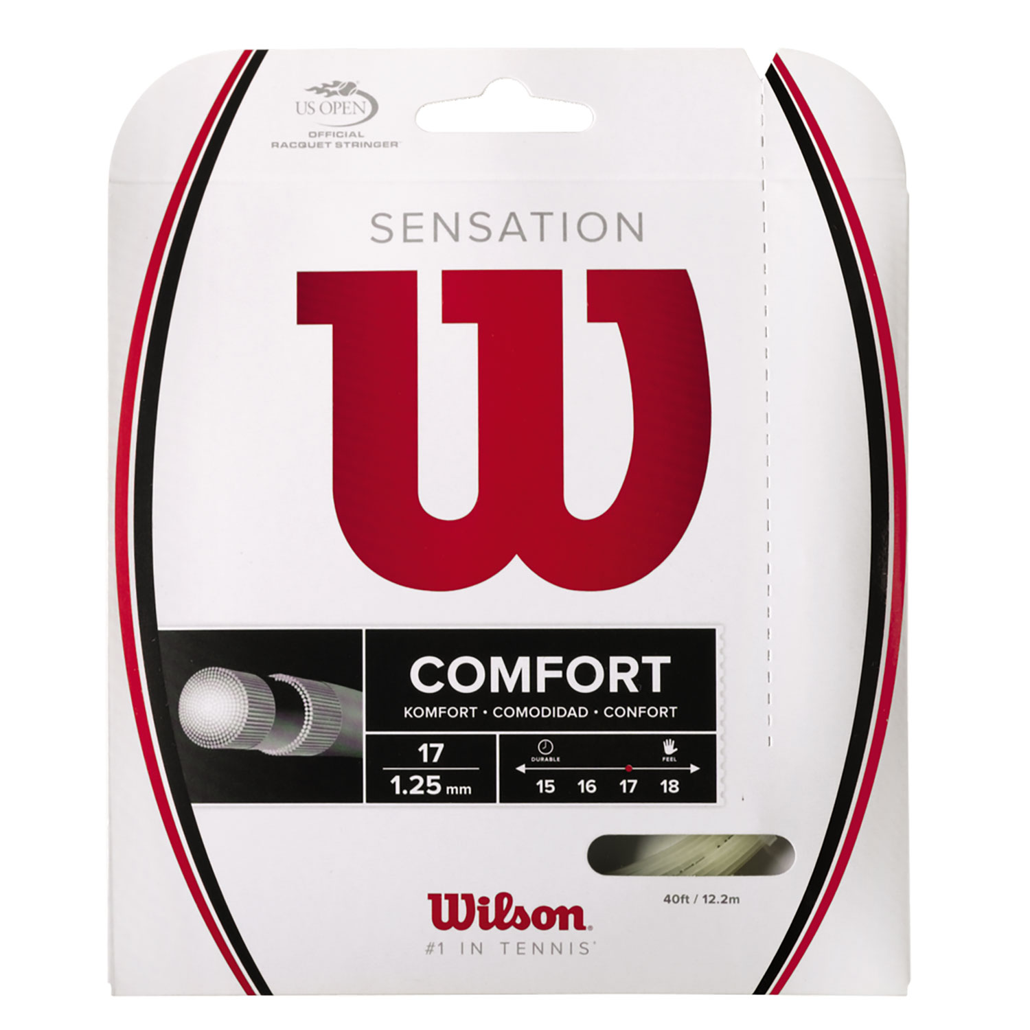 【ポイントアップ中！】 ウイルソン Wilson テニス SENSATION 17 ガット マルチ フィラメント 高品質 高反発 ストリングス 耐久性 練習 試合 レッスン ラケッドグッズ WRZ941100 5,325円