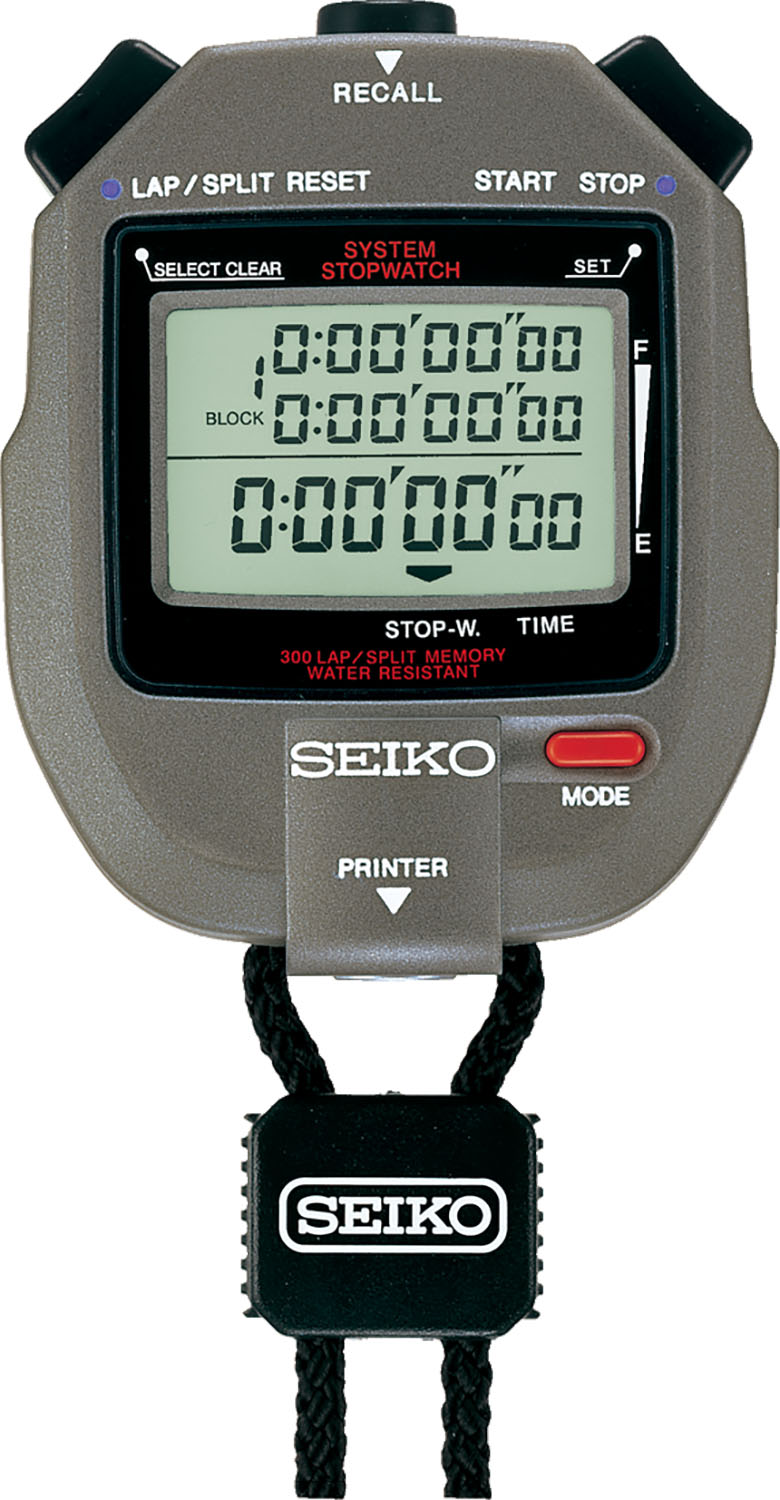 【26日まで エントリーで全品P10倍】 セイコー SEIKO システムストップウオッチ S143 ラップ・スプリット計測 メモリーリコール機能 日常生活用防水 陸上競技 ランニング マラソン スポーツテスト 測定 SVAS011｜スポーツアオモリ 14,850円