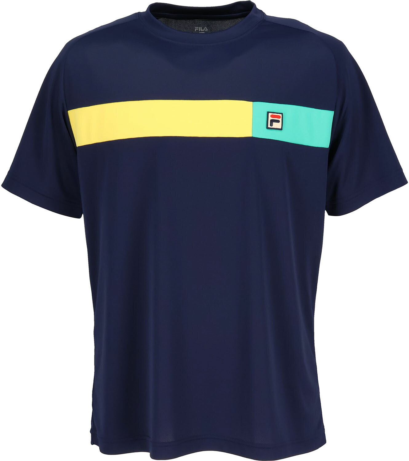 【ポイントアップ中！】 フィラ FILA テニス ゲームシャツ テニスウェア トップス 半袖 メンズ 男性 吸水速乾 UVカット メッシュ 春夏 涼しい ドライ 汗 高機能 試合 練習 部活動 クラブ スクール CZ6SGM008
