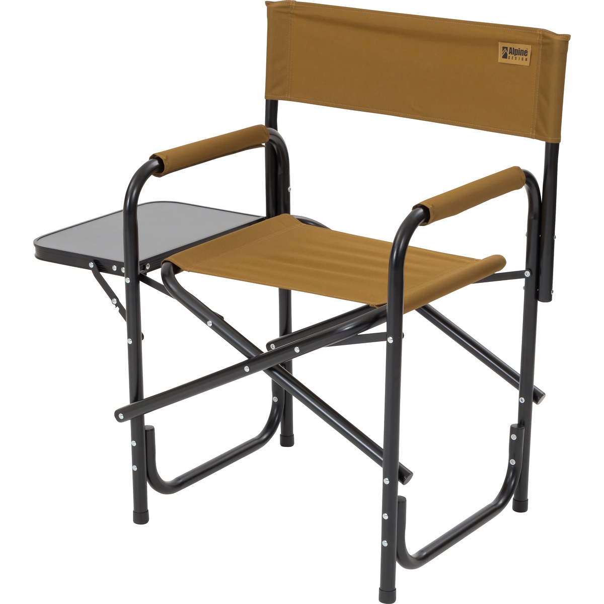 【楽天市場】アルパインデザイン (Alpine DESIGN) サイドテーブル付アルミディレクターチェア キャンプ用品 ファミリーチェア 椅子