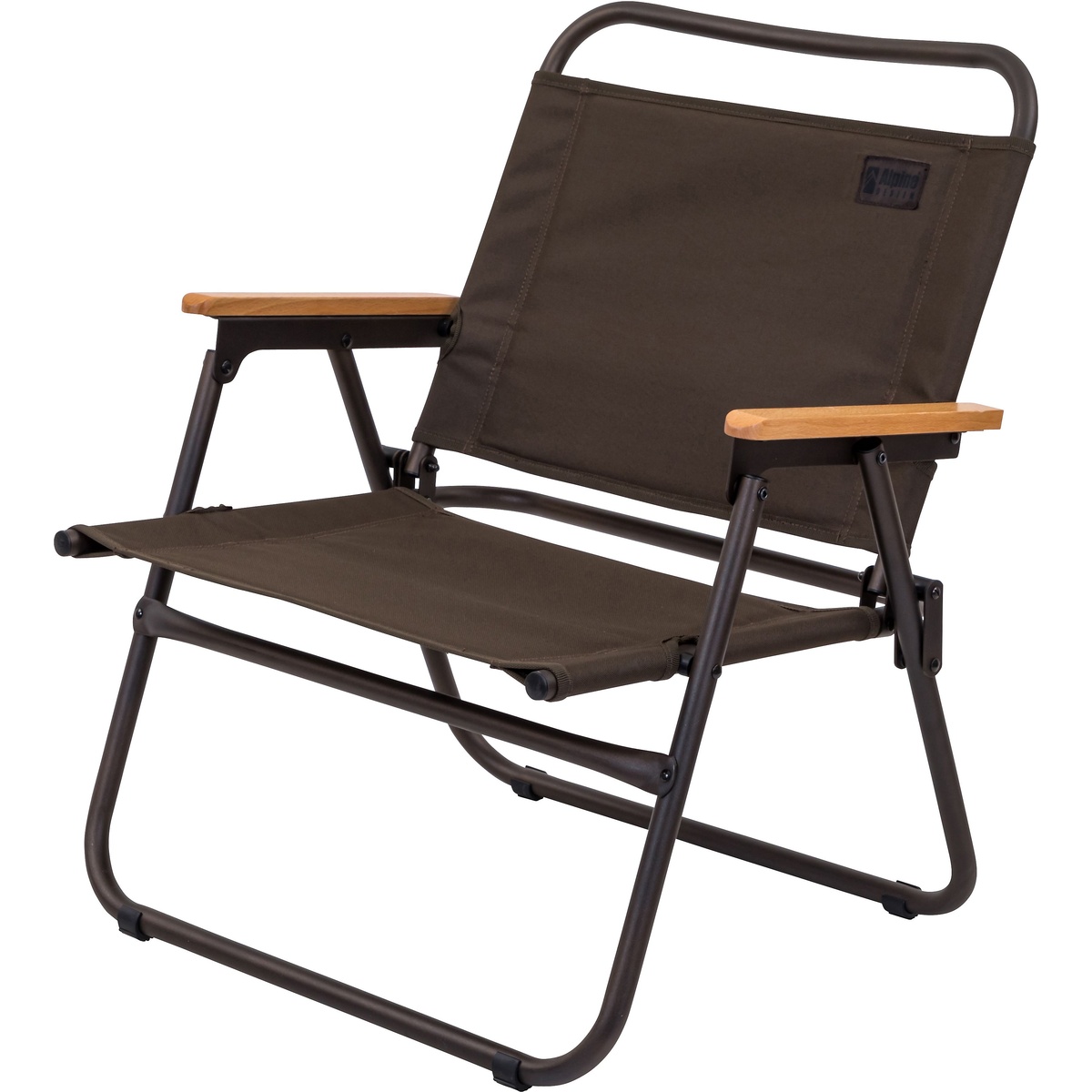 【楽天市場】Alpine DESIGN (アルパインデザイン) フォールディングローチェア キャンプ用品 ファミリーチェア 椅子 ダーク
