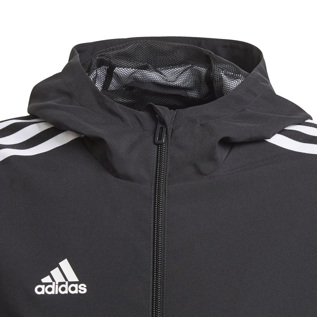 Adidas アディダス ティロ 21 ジャケット Tiro 21 Windbreaker フートボール ジュニアピステ ボーイズ 黒人 Al017 Gp4975 Cannes Encheres Com