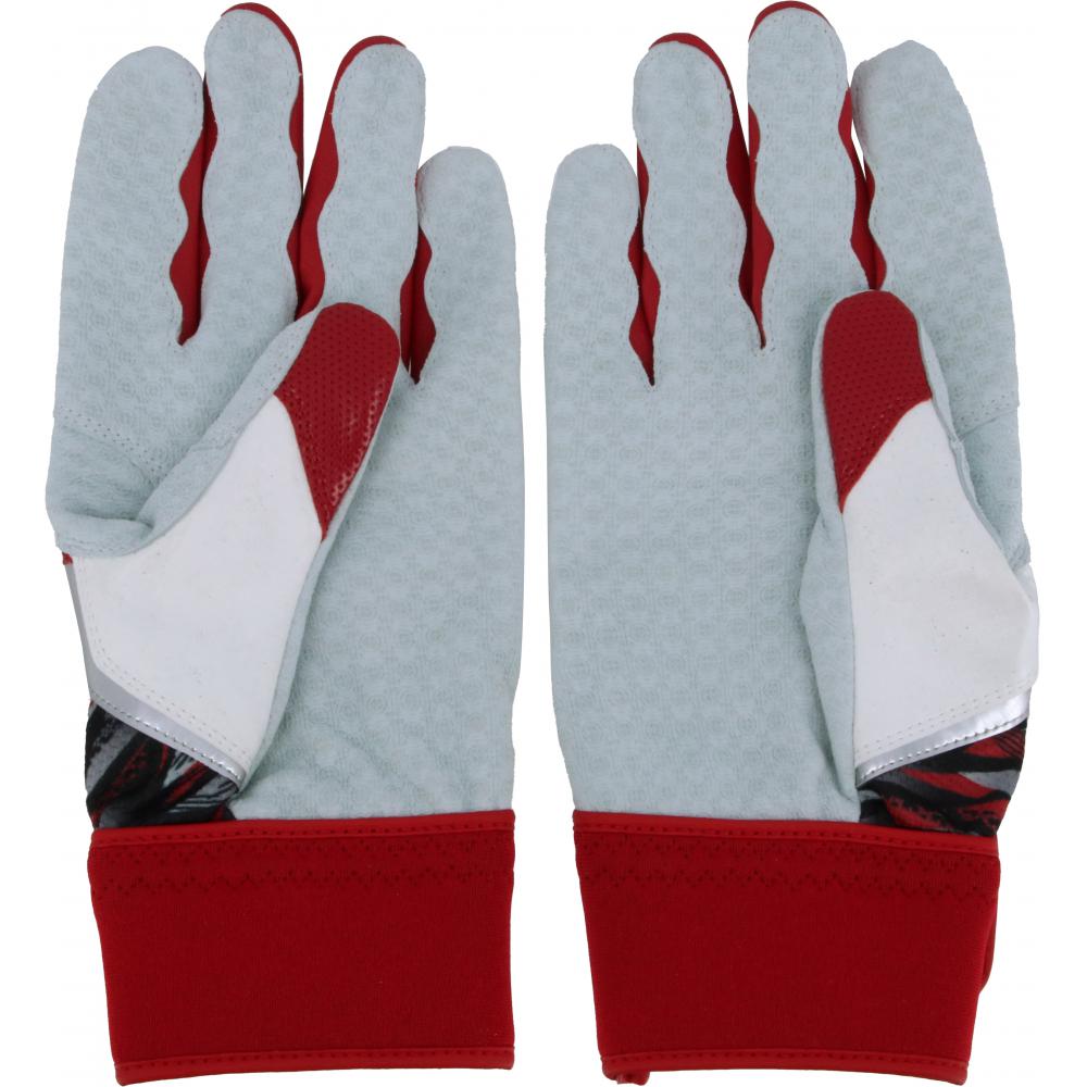 超格安一点 アディダス adidas BATTING GLOVE TOP２ 野球 バッティンググローブ 手袋 両手 メンズ RED×WHT LBG301-6411  ksumart.com