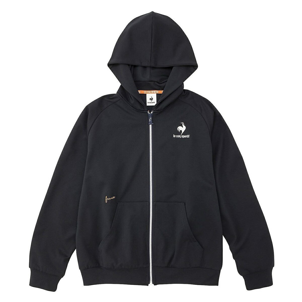 le coq sportif ルコックスポルティフ ヘランカツイルジャージ 裏起毛 レディーススポーツウェア ウインドアップジャケット レディース  NV QMWUJF02 75％以上節約