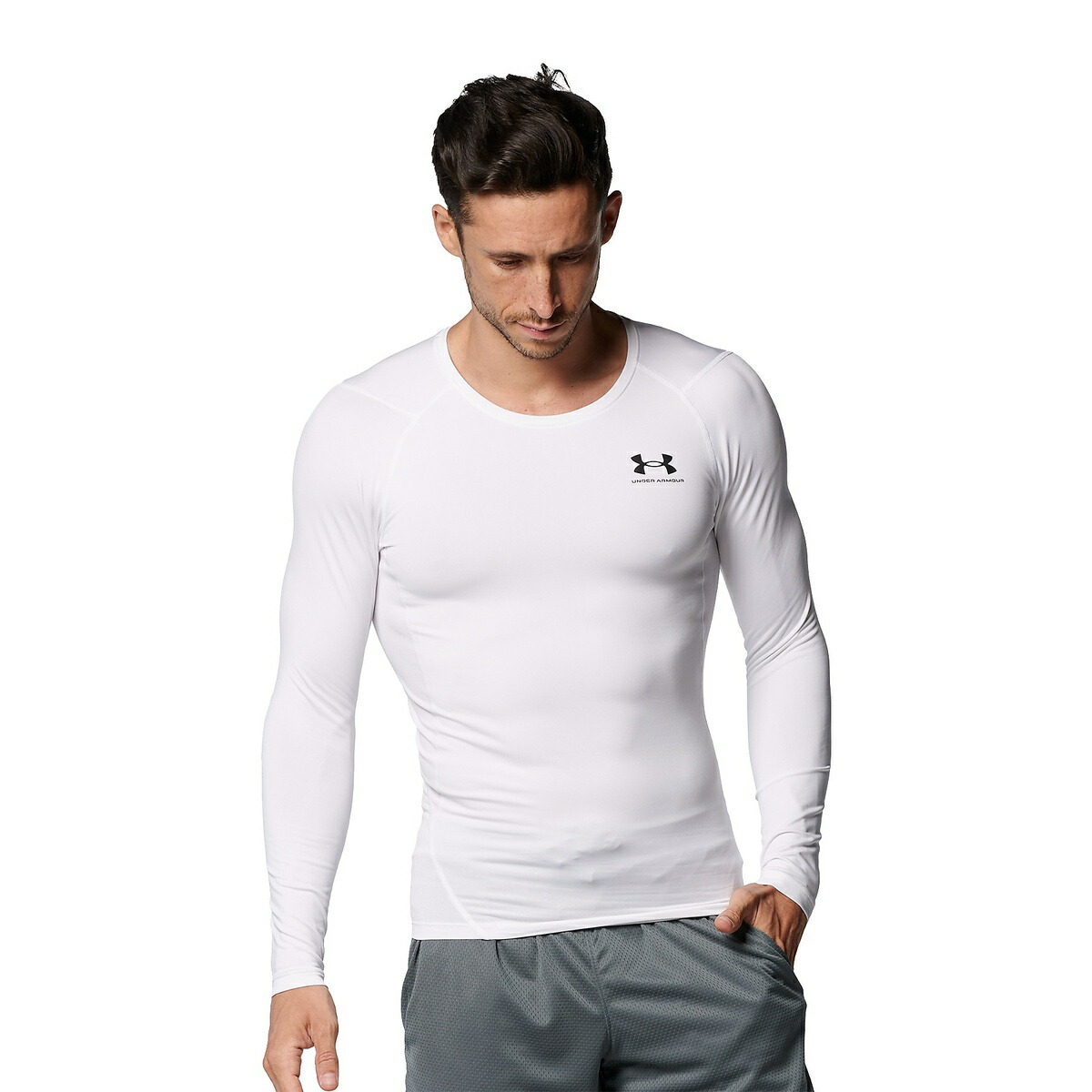 限定価格セール アンダーアーマー UNDER ARMOUR UA COLDGEAR CREW SHIRT メンズスポーツウェア コンプレッション長袖