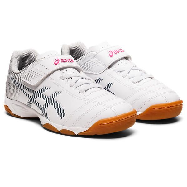 アシックス ASICS JUNIOLE 6 IN サッカー ジュニアフットサル インドア ジュニア WHITE MAKO BLUE  1104A044.105 特別オファー