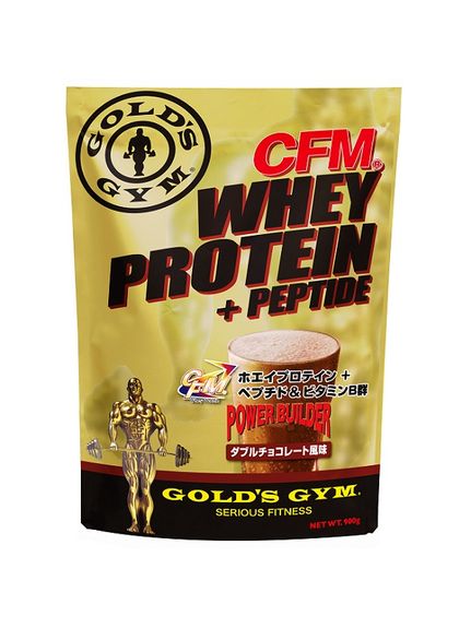 GOLD'S GYM(ゴールドジム)
CFMホエイプロテイン+ホエイペプチド&ビタミンB ダブルチョコレート風味 900g
