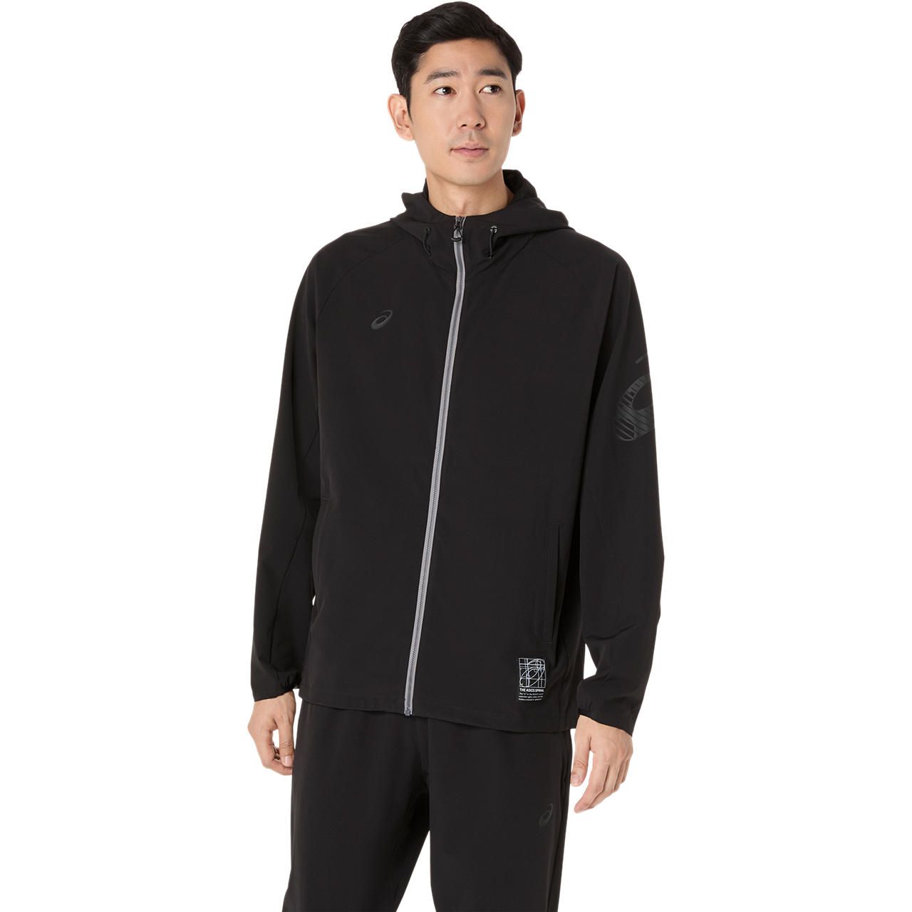 **【0の付く日はポイント3倍】【asics/アシックス】 【2031F167】 【ハッスイストレッチウーブンフーディー】はっ水ストレッチウーブンフーディー