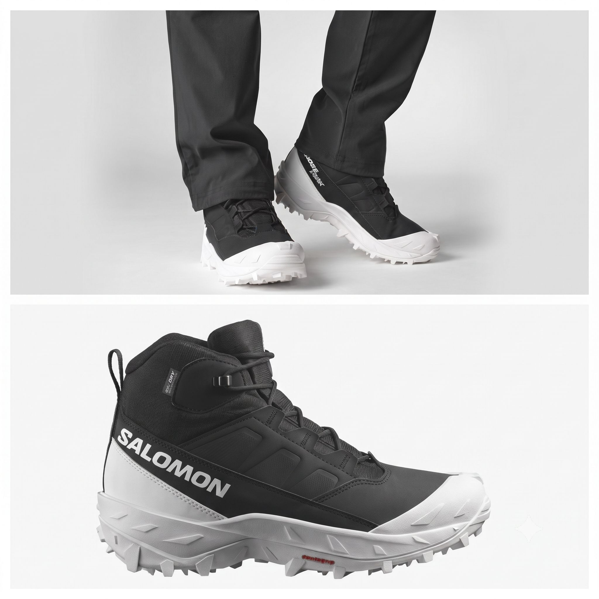**【ポイント10倍対象】【Salomon/サロモン】【国内正規品】 【L47677300】 【CROSSTRAK WP Black / Black / White】 登山 フットウェア 男性用ウィンターブーツ|スポーツビーイング
