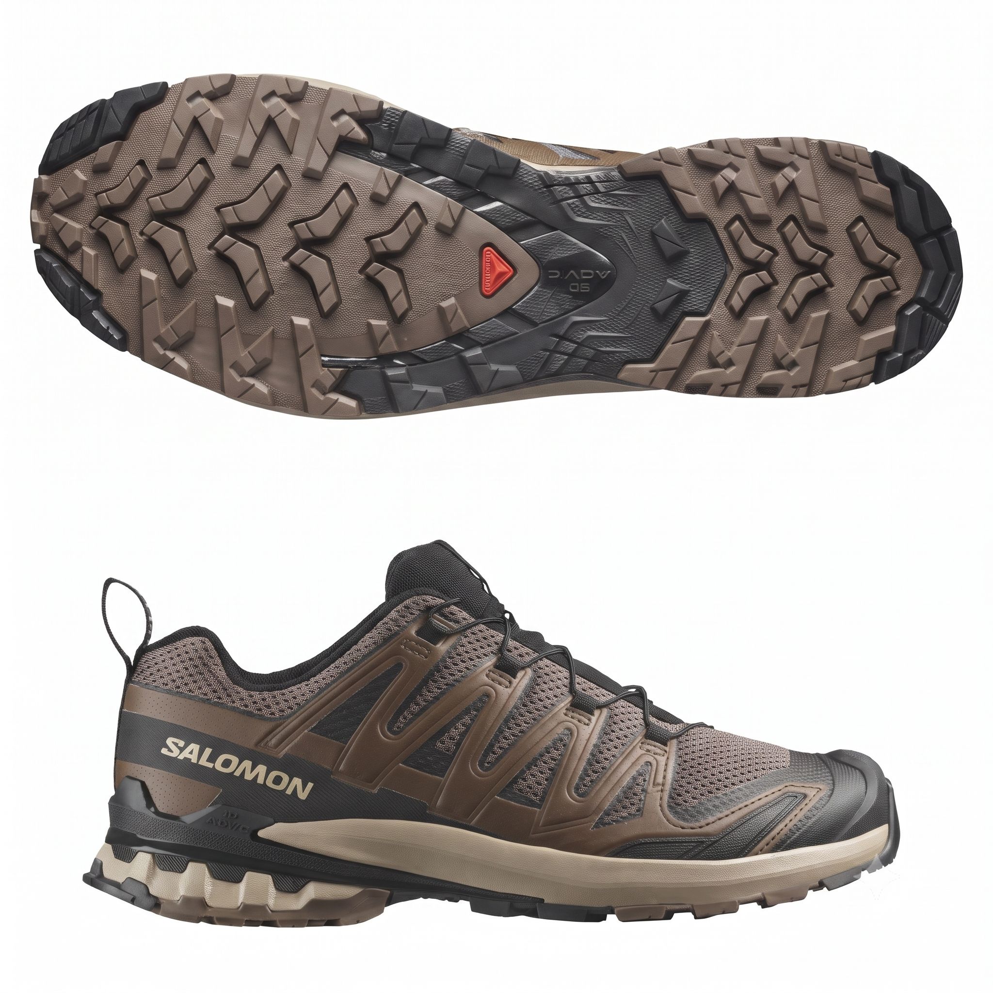 **【ポイント10倍対象】【Salomon/サロモン】【国内正規品】 【L47882500】 【XA PRO 3D V9 Falcon/Desert Tan/Black】 トレイル フットウェア　男性用トレイルランニングシューズ｜スポーツビーイング