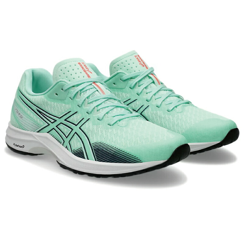 美品 asics アシックス 安全靴 24cm レディース グリーン 緑 アシックススニーカー24 5cm グリーン ウォーキングシューズ