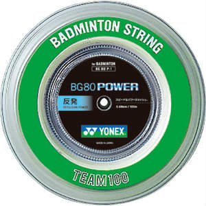 【楽天市場】バドミントン ガット ヨネックス YONEX ストリングス BG80パワー BG80POWER【ロール100m】【バドミントン