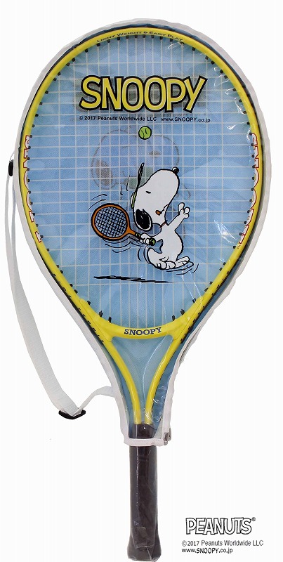 楽天市場 硬式テニス ラケット レジャー用 スヌーピー Snoopy ジュニア 硬式テニスラケット ケース付き Calflex サクライ Tennis Racket スポーツフィールド