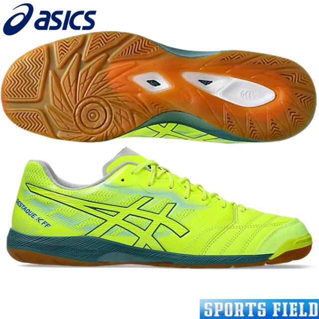 アシックス asics フットサルシューズ 屋内用 DESTAQUE K FF  成年者用 futsal フットサル 生まれながらなめし革 相応う感 兼ね合い性 ノンマーキングソール