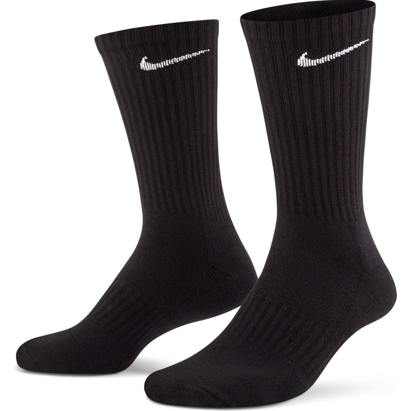 楽天市場 ナイキ Nike 靴下 レディース メンズ ソックス スポーツ 運動 3p エブリデイ クッション クルー ソックス Sx7664 010 黒 ブラック Sports アイビー