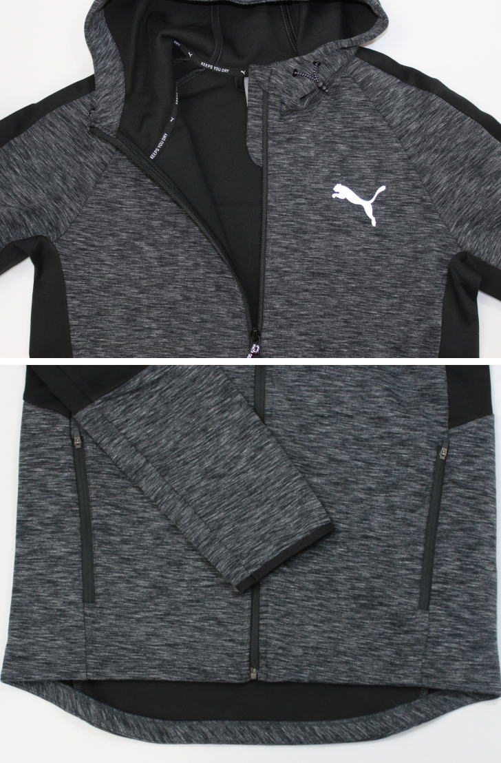 プーマ スウェット 上下 メンズ トレーニングウェア パーカー 5659 5664 3カラー 上下セット サッカー ランニング Puma セットアップ ストレッチ 運動 スポーツウェア ウエア 男性 おしゃれ 人気 おすすめ スエット 男女兼用 エボストライプ コーデ Solga Sowa Pl