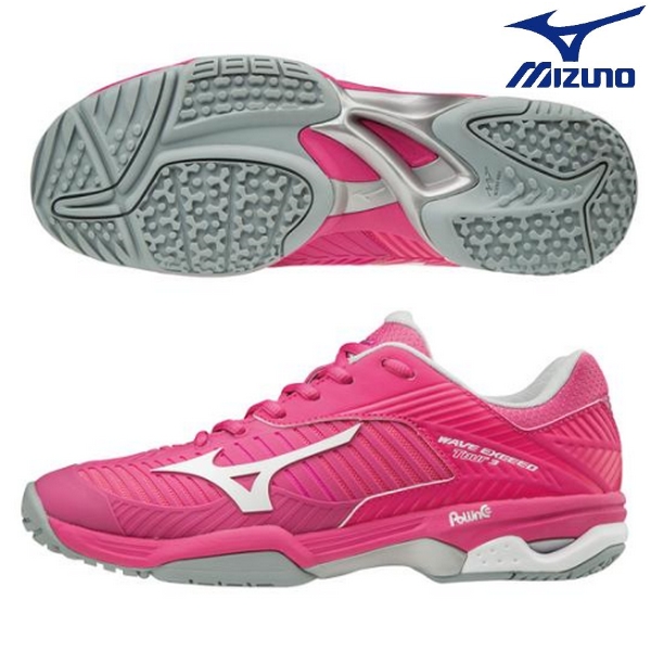 人気ブランド Mizuno ミズノ レディース テニスシューズ ウエーブエクシードツアー 3 Oc クレー 砂入人工芝コート用 61gb1873w 人気ブランド Www Nripost Com