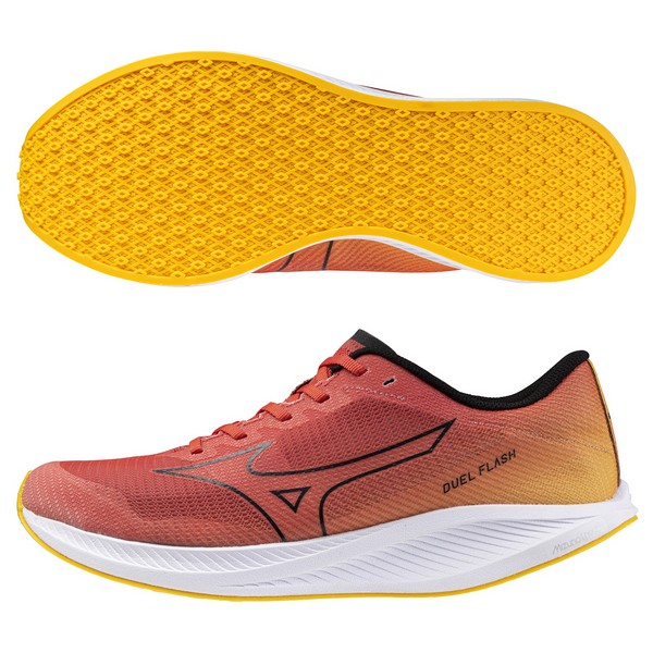 ● ミズノ 駈けっくらシューズ デュエルフラッシュ MIZUNO 大地 シューズ 厚底 U1GD236011 ◎