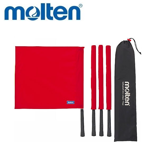 molten モルテン 線審フラッグ 線審旗 レッド バレーボール