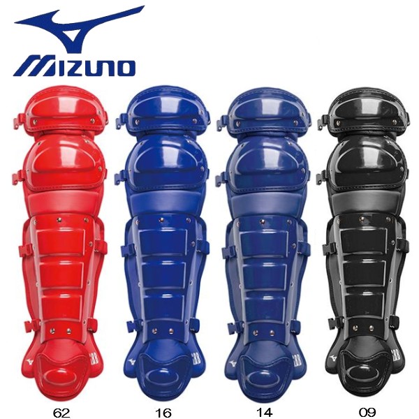 ミズノ MIZUNO 野球 レガース 軟式用 プロテクター 防具 捕手用 キャッチャー用 足用