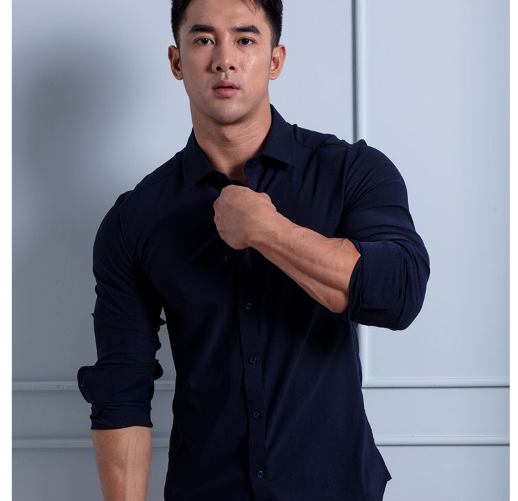 楽天市場 送料無料 メンズ ワイシャツ ビジネスシャツ カジュアルシャツ フィットネス 長袖 レギュラーカラー 無地 ノーアイロン ストレッチシャツ ビジネス クールビズ 仕事 通勤 ドレスシャツ 出張 就活 営業 男性 トップス Yシャツ わいしゃつ シャツ 春 夏 オール