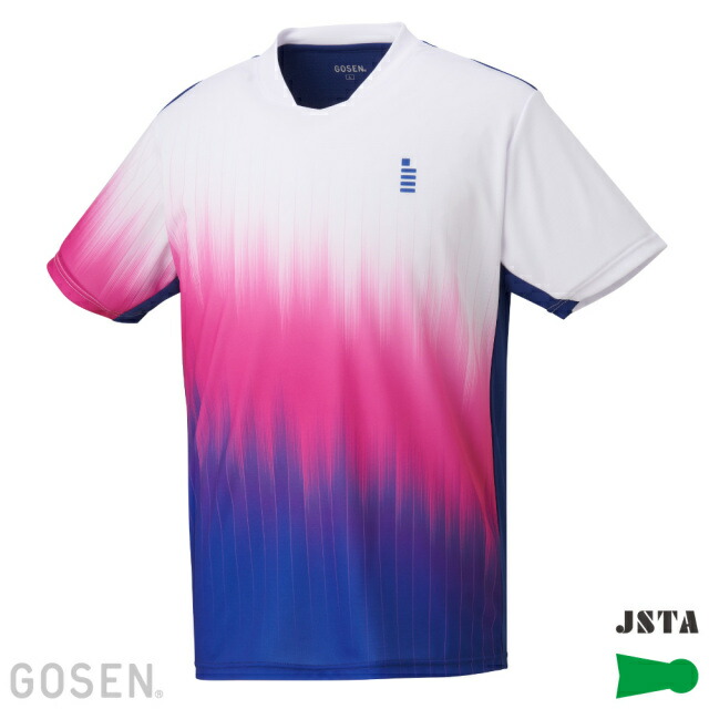 GOSEN ゲームシャツ T2500 ホワイト Mサイズ ユニ ゲームシャツ［T2500］