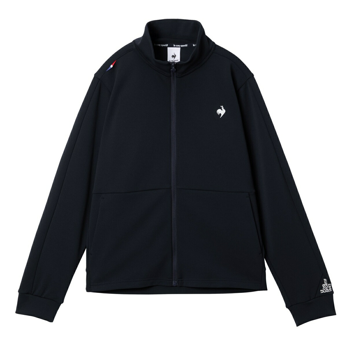 ルコックゴルフ◆ジップアップ ジャージー ジャケット ブラック Lサイズ 楽天市場】ルコック le coq sportif LCS Essentialジャージジャケット