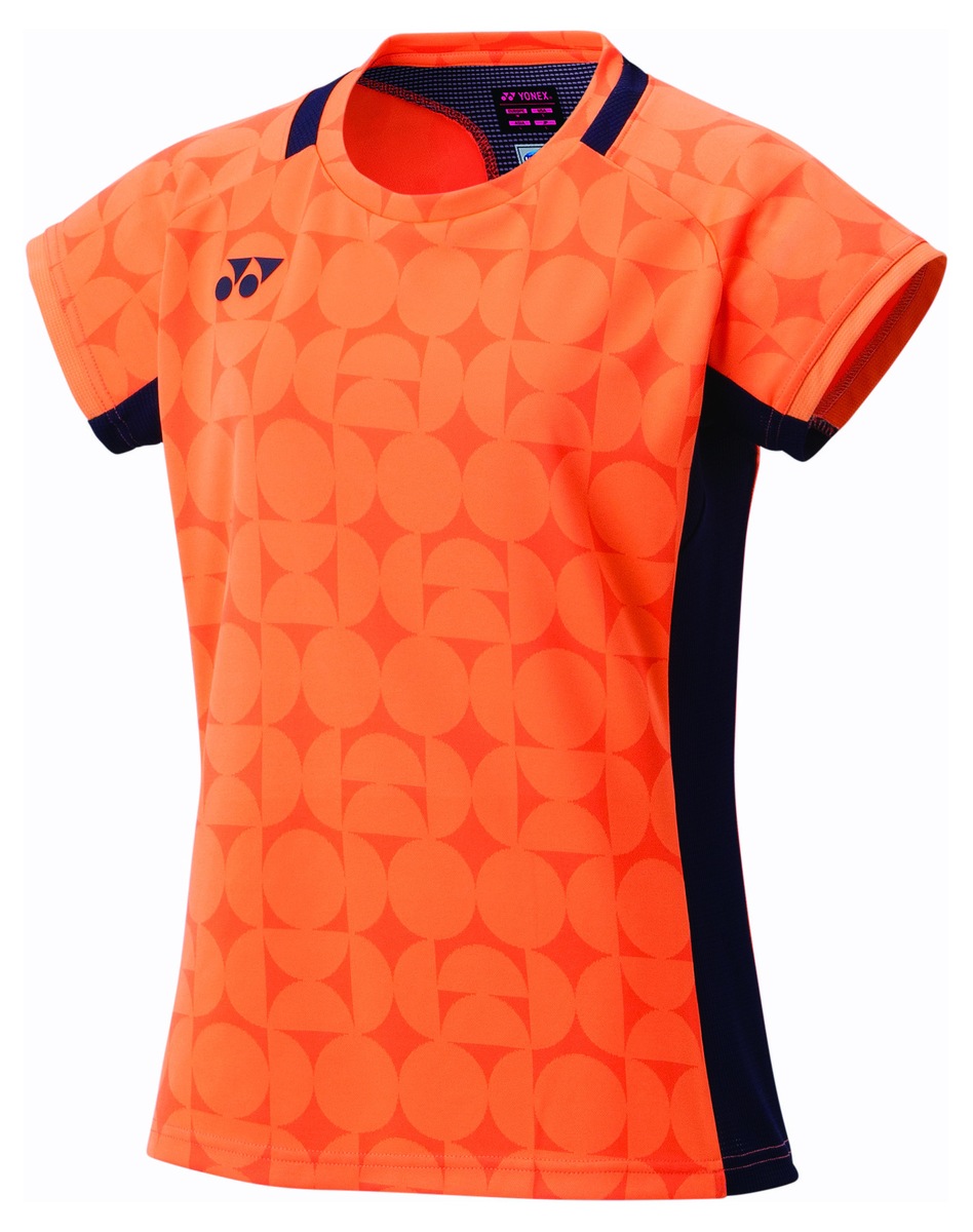 楽天市場】YONEX 20852 ウィメンズゲームシャツ（ハイオレンジ