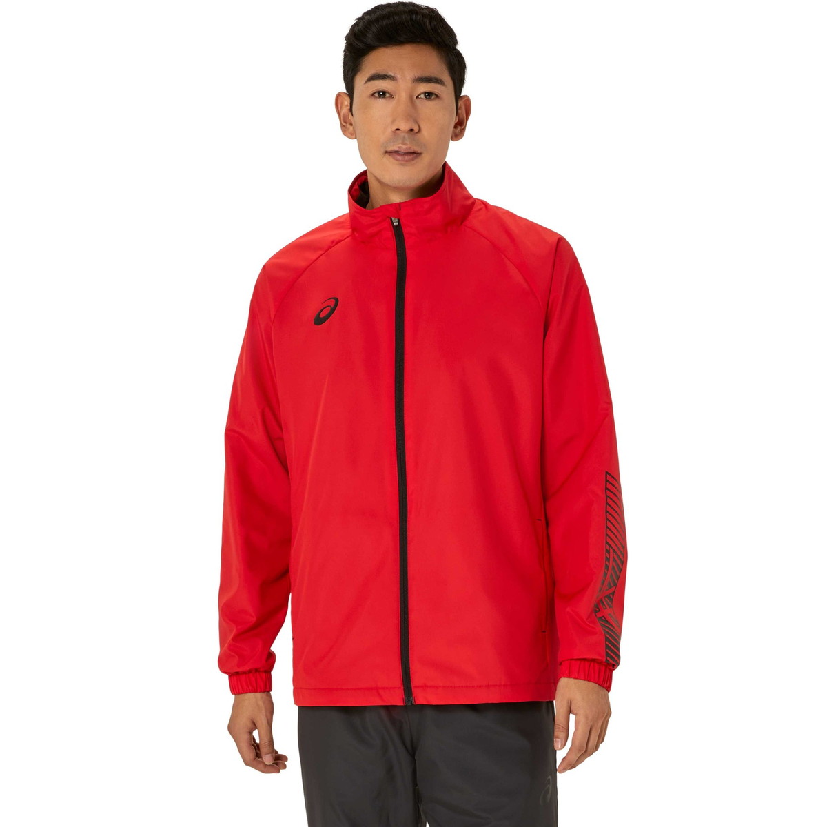 アシックス asics 2031E745 裏トリコットウインドブレーカージャケット クラシックレッド