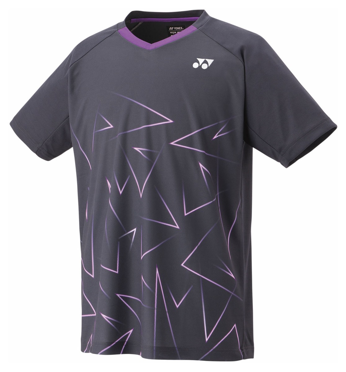 【最安値】Tシャツメッシュ　M 楽天市場】ヨネックス YONEX 10672 ユニゲームシャツ アイアングレー