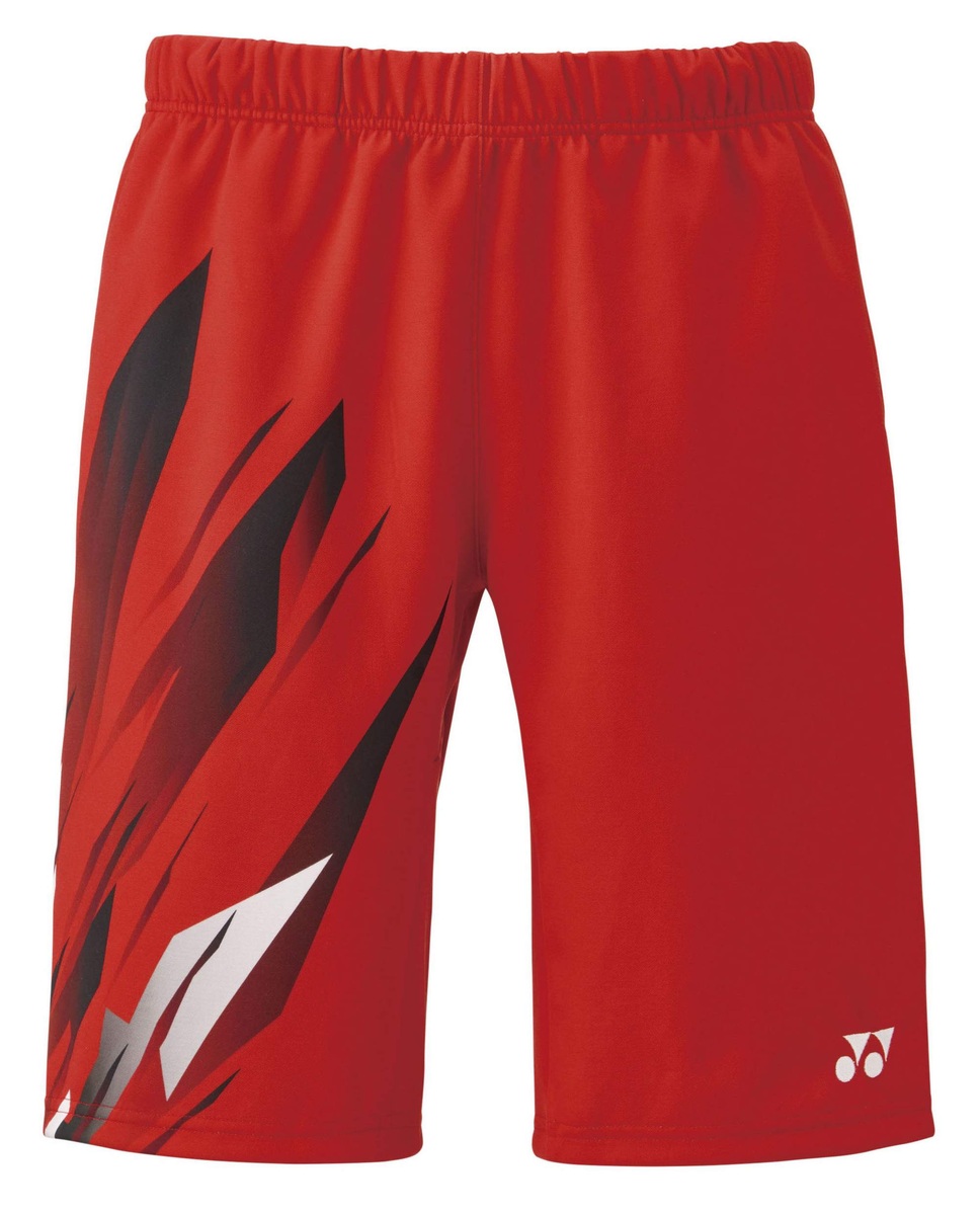25SSヨネックス YONEX 15222 メンズニットハーフパンツ サンセットレッド