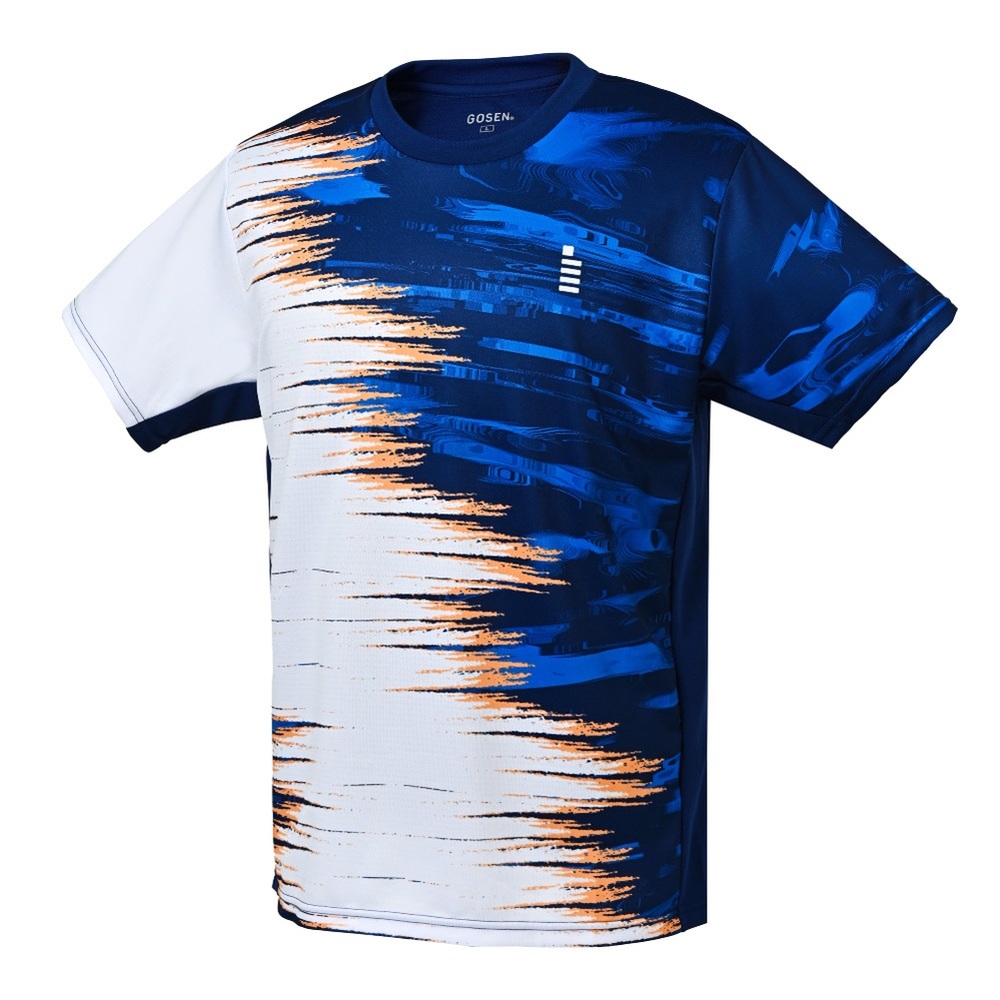 楽天市場】ゴーセン GOSEN T2550 ゲームシャツ ネイビー : Sports M