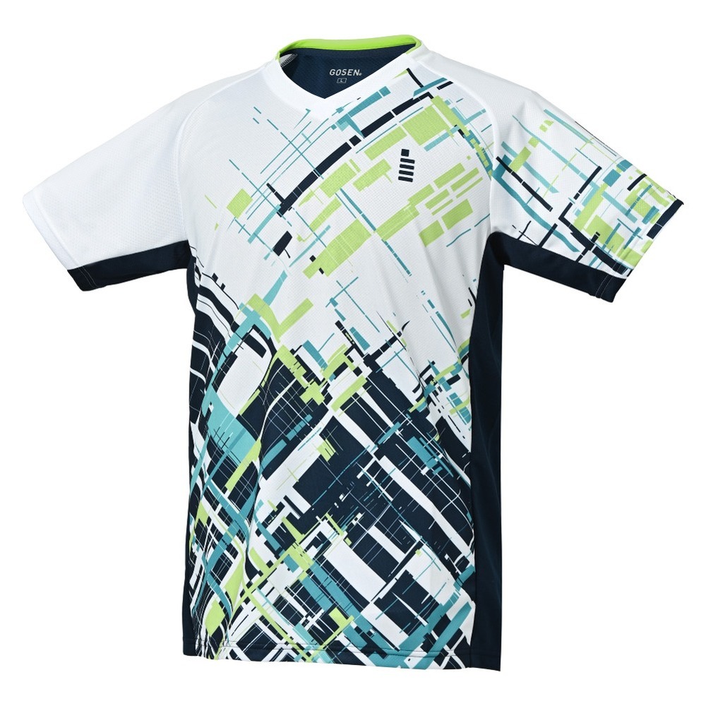 楽天市場】ゴーセン GOSEN T2560 ゲームシャツ ホワイト : Sports M