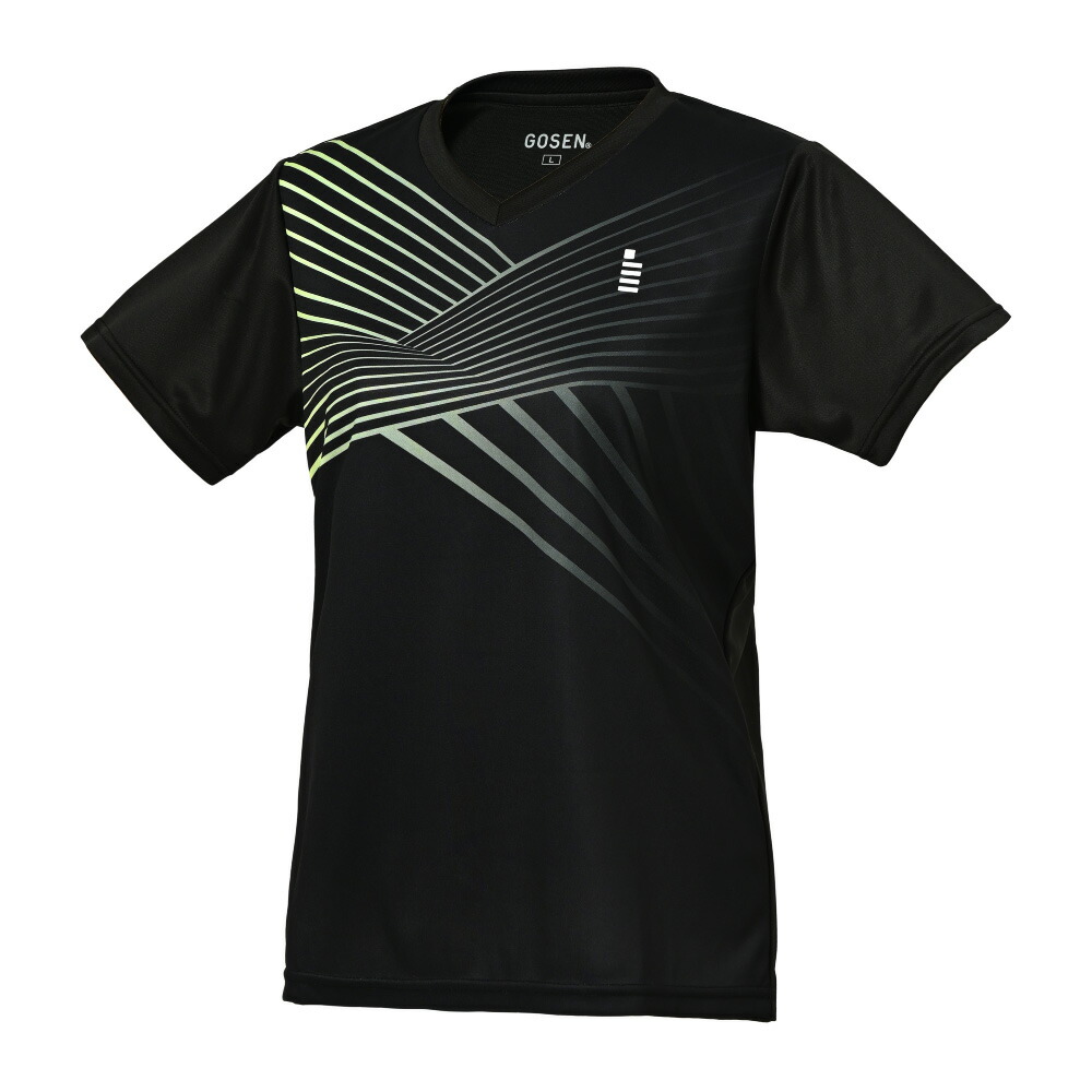 ゴーセン T2555 レディース ゲームシャツ（ブラック） サイズ L GOSEN 楽天市場】ゴーセン GOSEN T2555 レディース ゲームシャツ ブラック